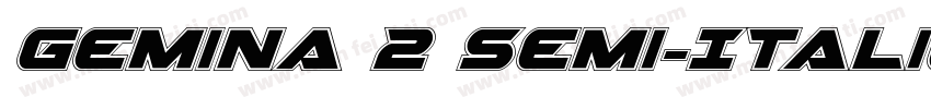 Gemina 2 Semi-Italic字体转换